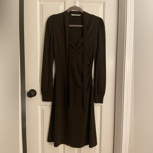 Gorgeous fall chocolate DVF dress